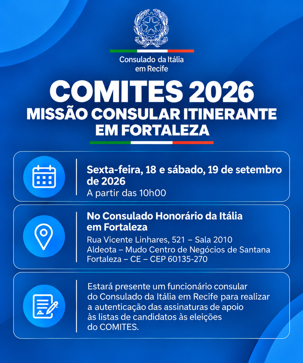 itinerante fortaleza port